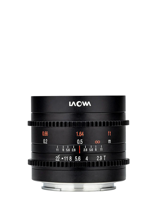 Laowa S35/MFT 9mm T2.9 Zero-D Ultra Wide-Angle Cine Lens