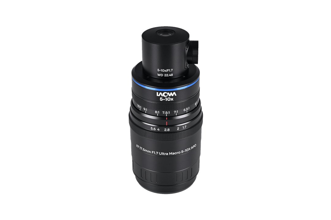 Laowa Aksen 17.5mm f/1.7 5-10X Ultra Macro APO FF Lens (Coaxial Version)