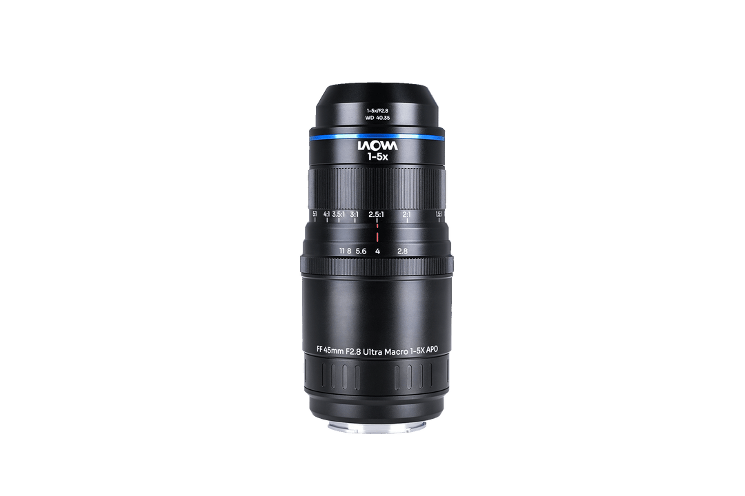 Laowa Aksen 45mm f/2.8 1-5X Ultra Macro APO FF Lens