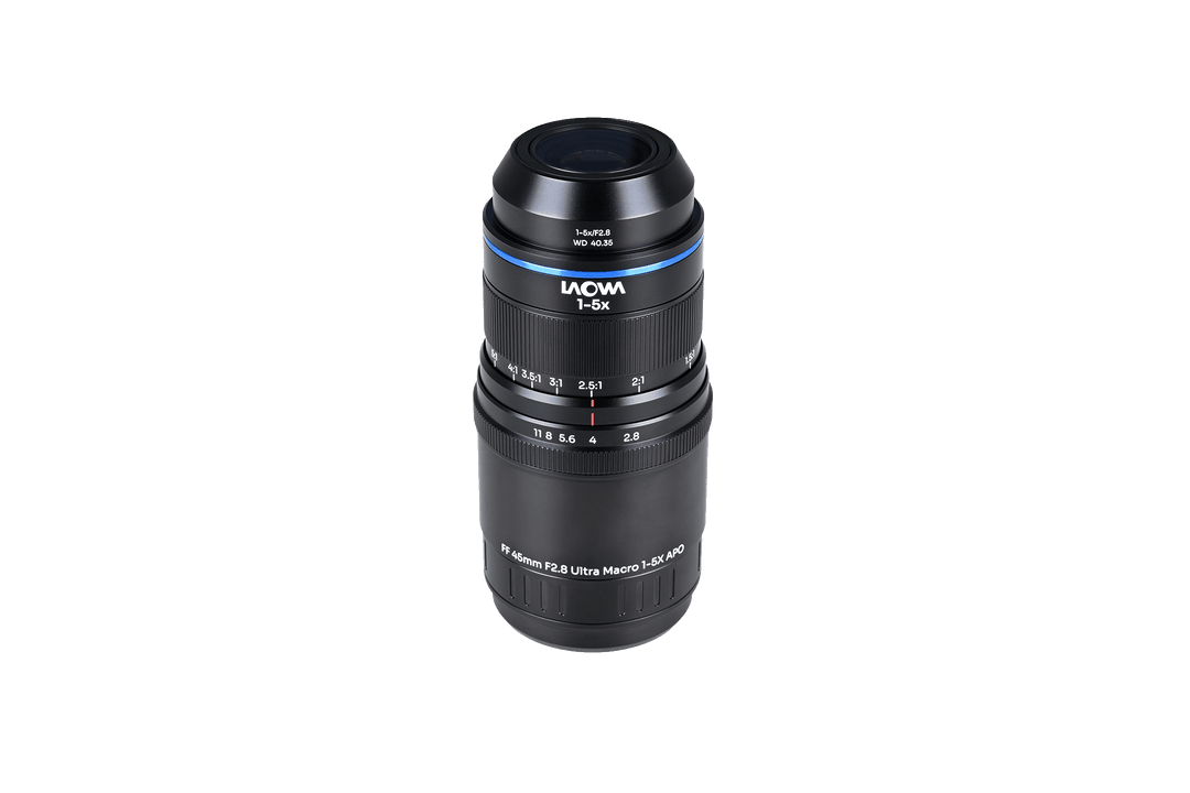 Laowa Aksen 45mm f/2.8 1-5X Ultra Macro APO FF Lens
